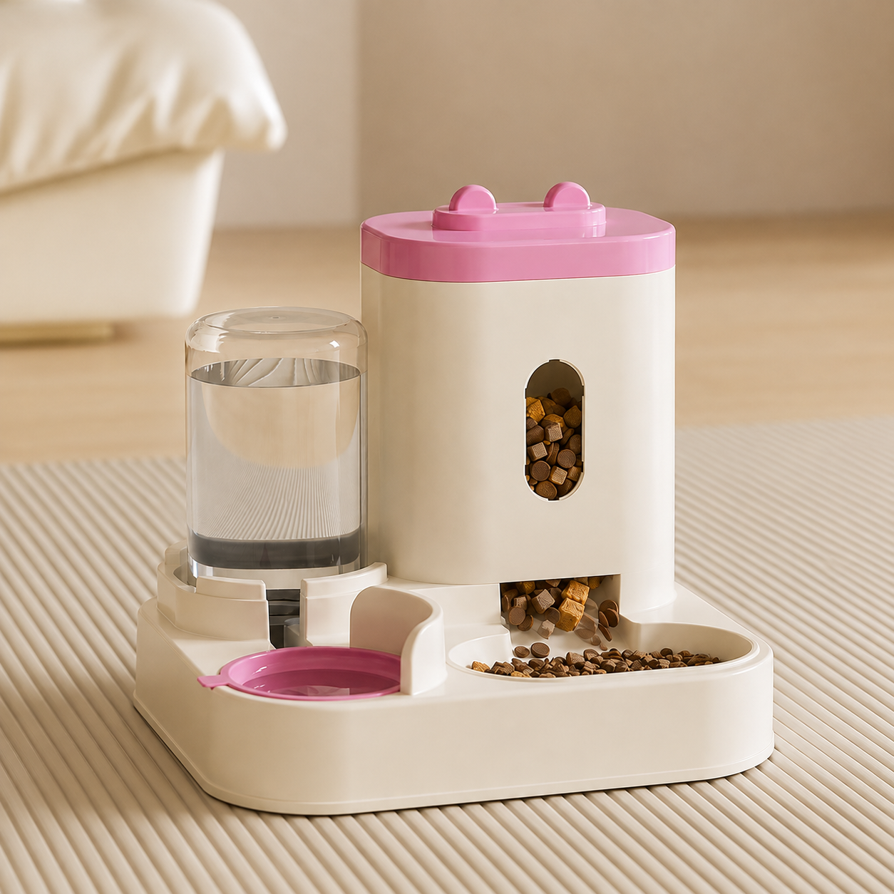 PawFlow™ – Distributeur Automatique 2-en-1
