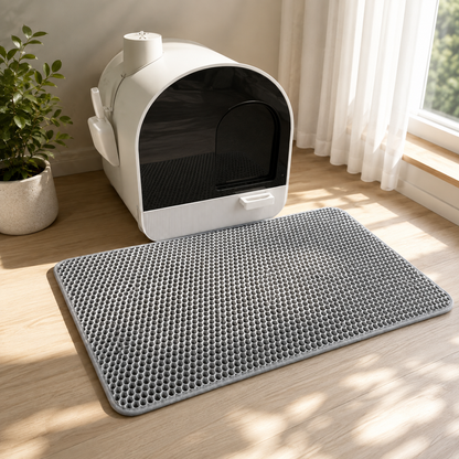 CleanPaw™ – Tapis de Litière Anti-Déchets