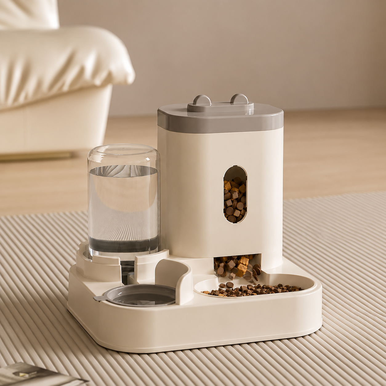 PawFlow™ – Distributeur Automatique 2-en-1